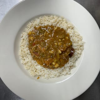 White Rice & Gumbo